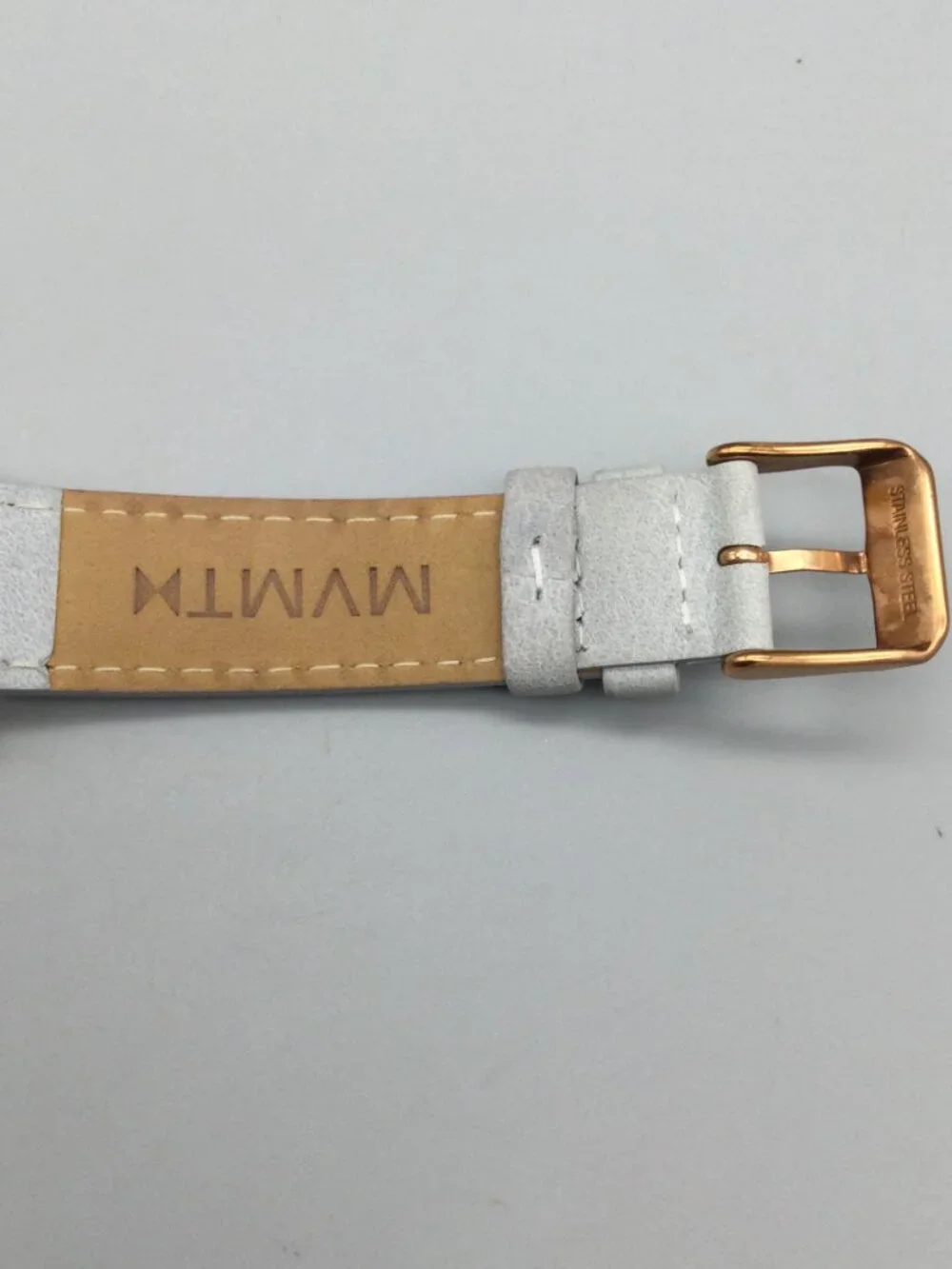 MVMT Boulevard Beverly Marble Womens Watch 38mm Rose Gold Tone New Battery